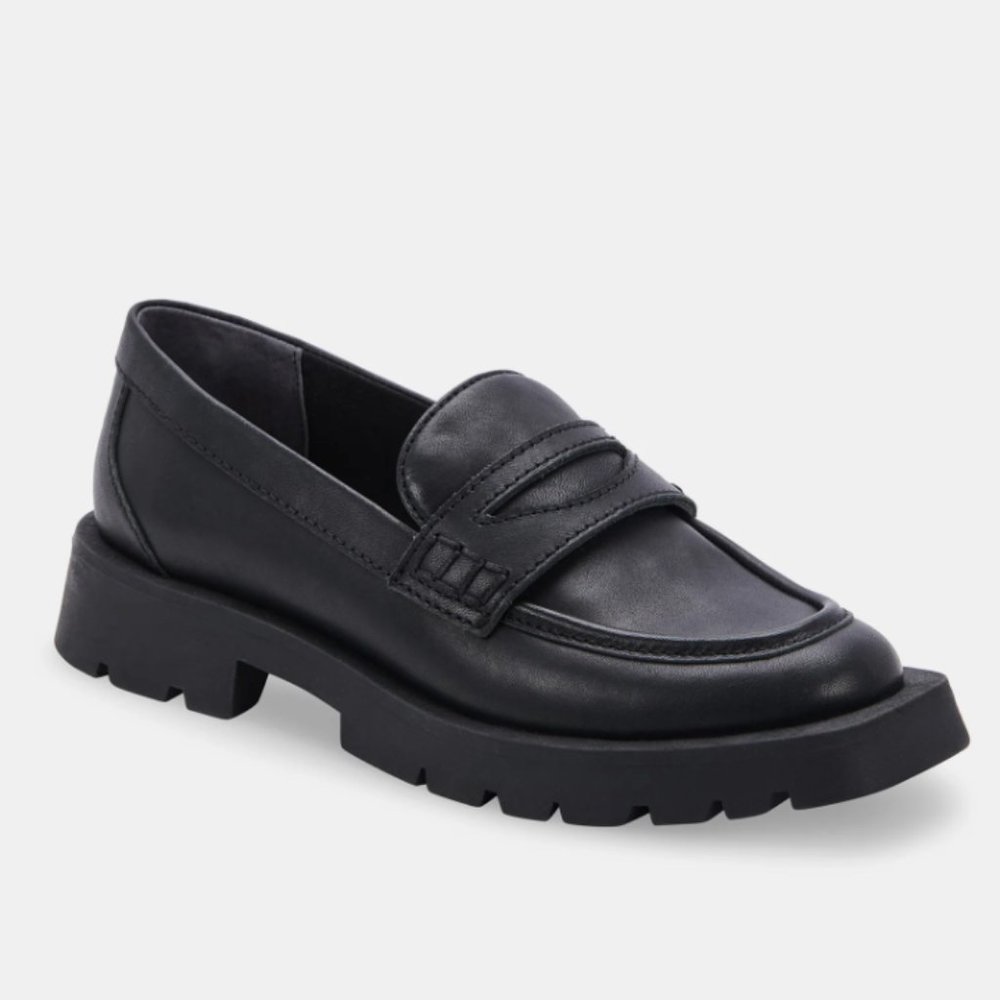 Dolce Vita Loafers - Elias Flats Black Leather